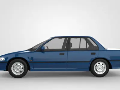 Honda Civic Ef Sedan 1990 3D model