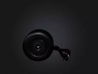Tire inflator Low-poly 3D model
