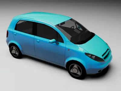 Lowpoly Car Pack Low-poly 3D model