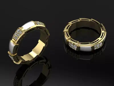 Bvlgari Ring serpenti viper 3D print model