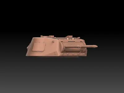 Panzer 1 Tank Turret 3D print model