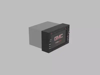 Car Navigation System Head Unit General Motors  Low-poly 3D model