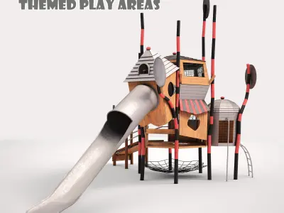 Themed play areas   3D model