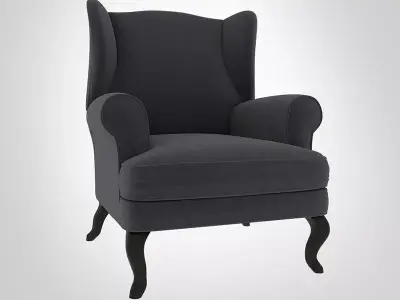 Max indoor armchair 3D model