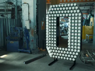 Times Square New Years Eve Numerals 3D model