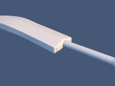 Cricket Bat Free low-poly 3D model