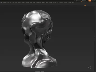 Modern Abstract Decorative sculpture 3d print model 51 3D print model