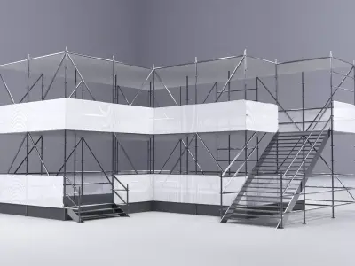 Layher Structure Pavilion 8 3D model
