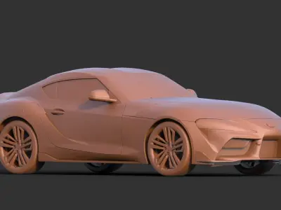 Toyota Supra Mk V 3D print model