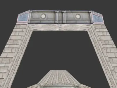 Forsaken Everland Entrance Free low-poly 3D model