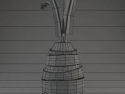 Spiral Coral Vase 3D model