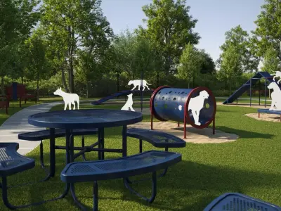 Dogs Playground 3D model
