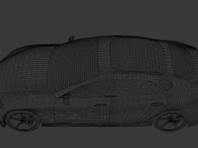 Car model Low-poly 3D model