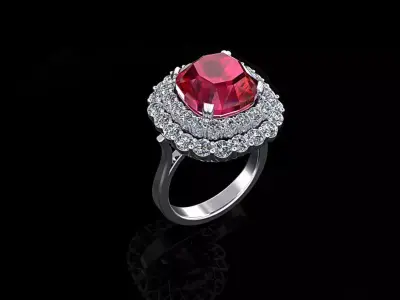Women Ring 22 3D print model