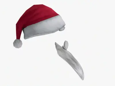 Santa Claus Decorations V2 Low-poly 3D model