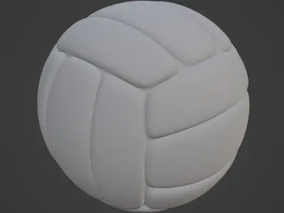 Simple Volleyball Ball 05 3D model