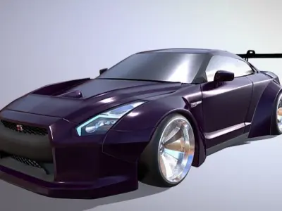 CAR PACKAGE N05 5 CARS Low-poly 3D model