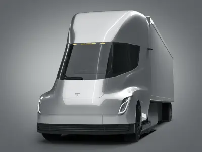 Tesla semi truck 3D model