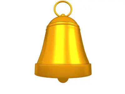 Bell v2 005 Low-poly 3D model