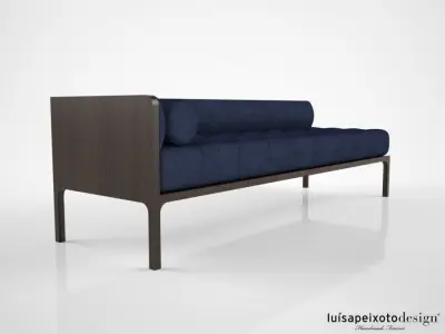 Luisa Piexoto Diamond bench 3D model