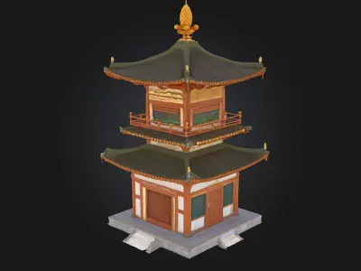 Pagoda Harmony 3D model