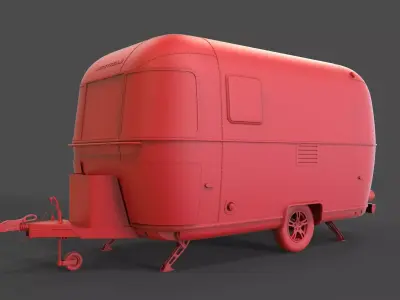 Airstream Bambi 3D print model