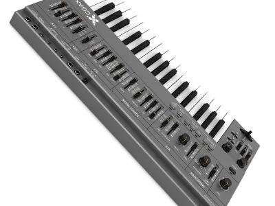Keyboard Synthesizer 3D model