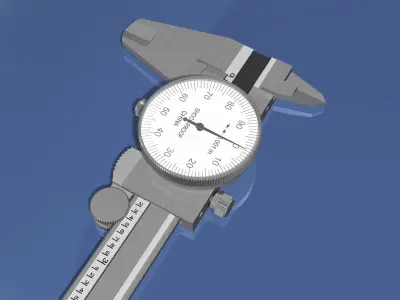 Dial Caliper 3D model