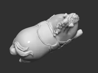 horse 3D print model