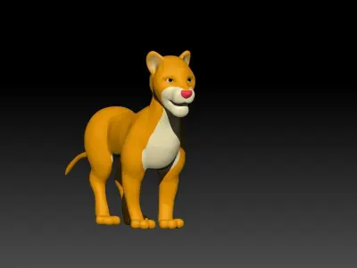 Tiger 3d model 3D model