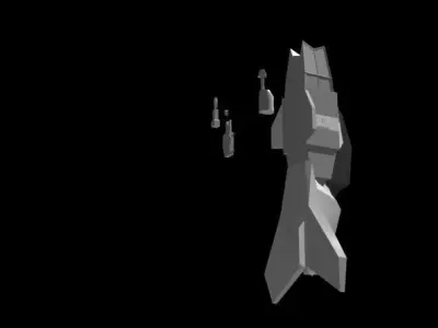 Star Ship Design 3D print model