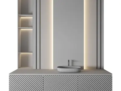 Luxury Bathroom 255 3D model