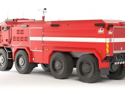 Fire truck Titan CZS 40 2020 3D model