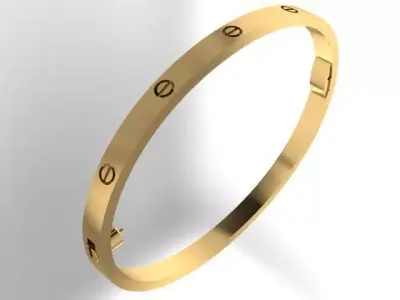 love bracelet 3D print model