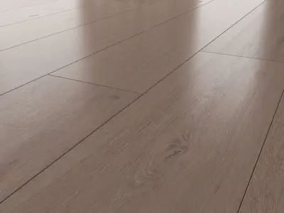  Wood floor Oak Ilbers gray Brushed 3D model