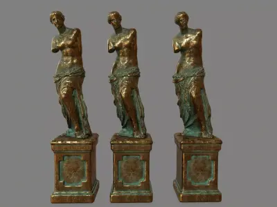 Venus  de  Milo Low-poly 3D model