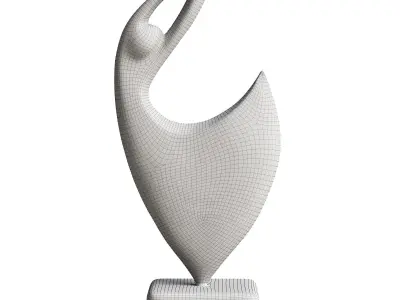 Serene Harmony sculpture 3D model