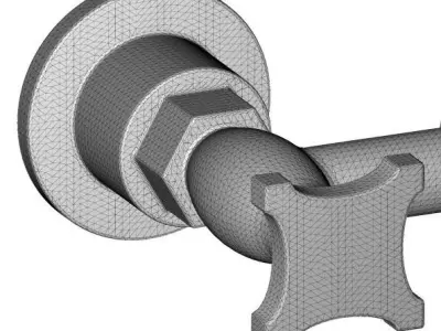 Ultra Modern Shower Tap 3D print model