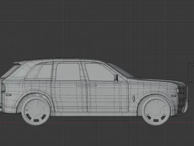 suv car Low-poly 3D model