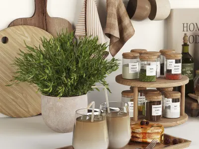 Kitchen Accessories 01 3D model