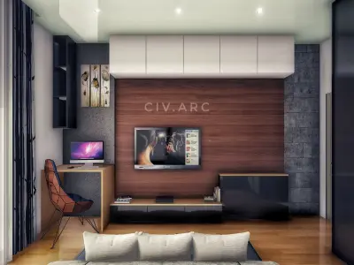 Luxury house interior  3D model