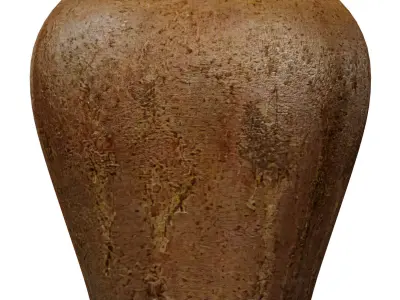 Chilton Country Rustic style European Nightstand Table Lamp 3D model