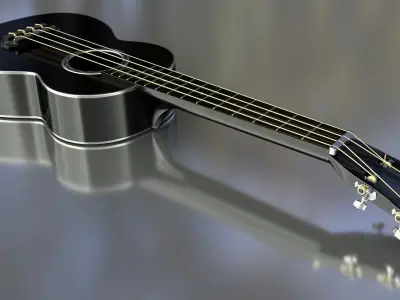 Ukulele Soprano  Free 3D model