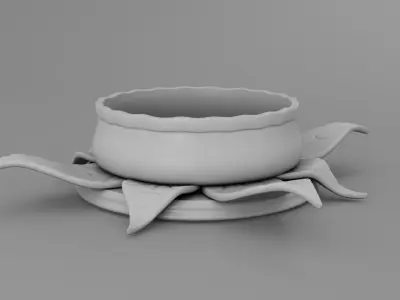Vessel Candle Holder 3D model