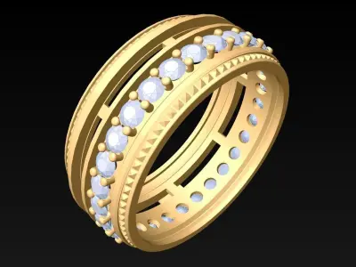 Diamond Ring  - N6266 Free 3D print model