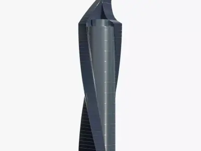 Al Tijaria Tower - Kuwait City 3D model