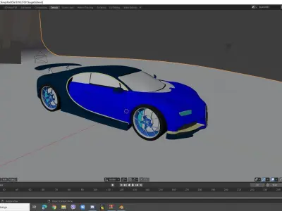 Bugatti Sport Car 3D model