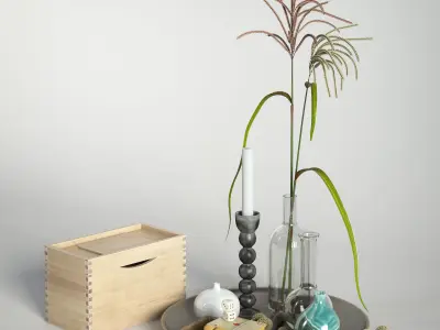 Decor for coffee table 3D model