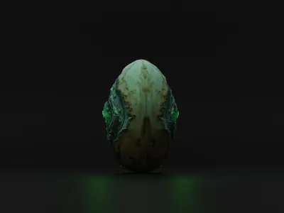 Alien Egg Free 3D model