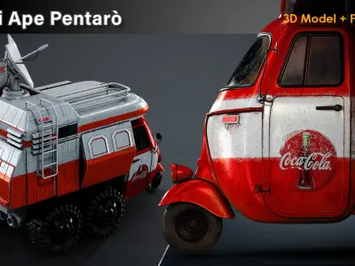 Sci Fi Ape Pentaro 3D model